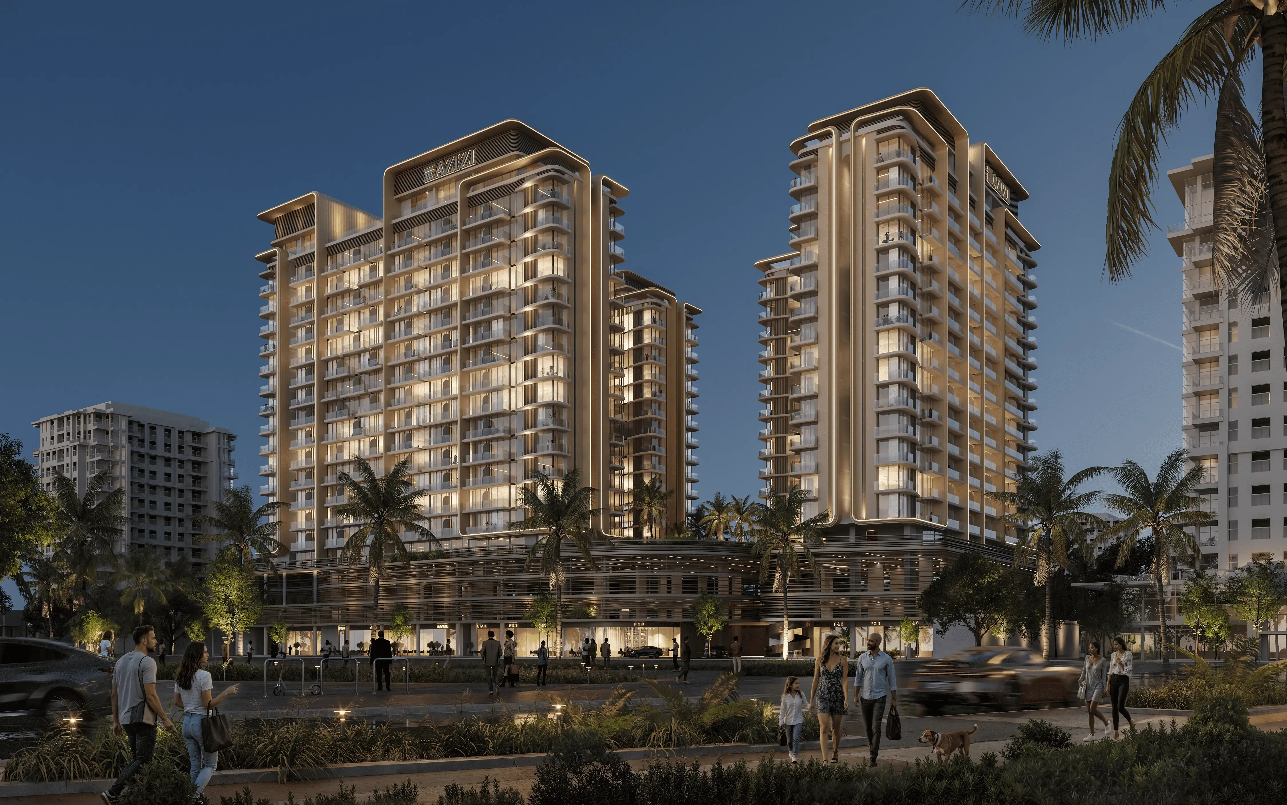 Jaddaf Beach Oasis Al Jaddaf Azizi Developments