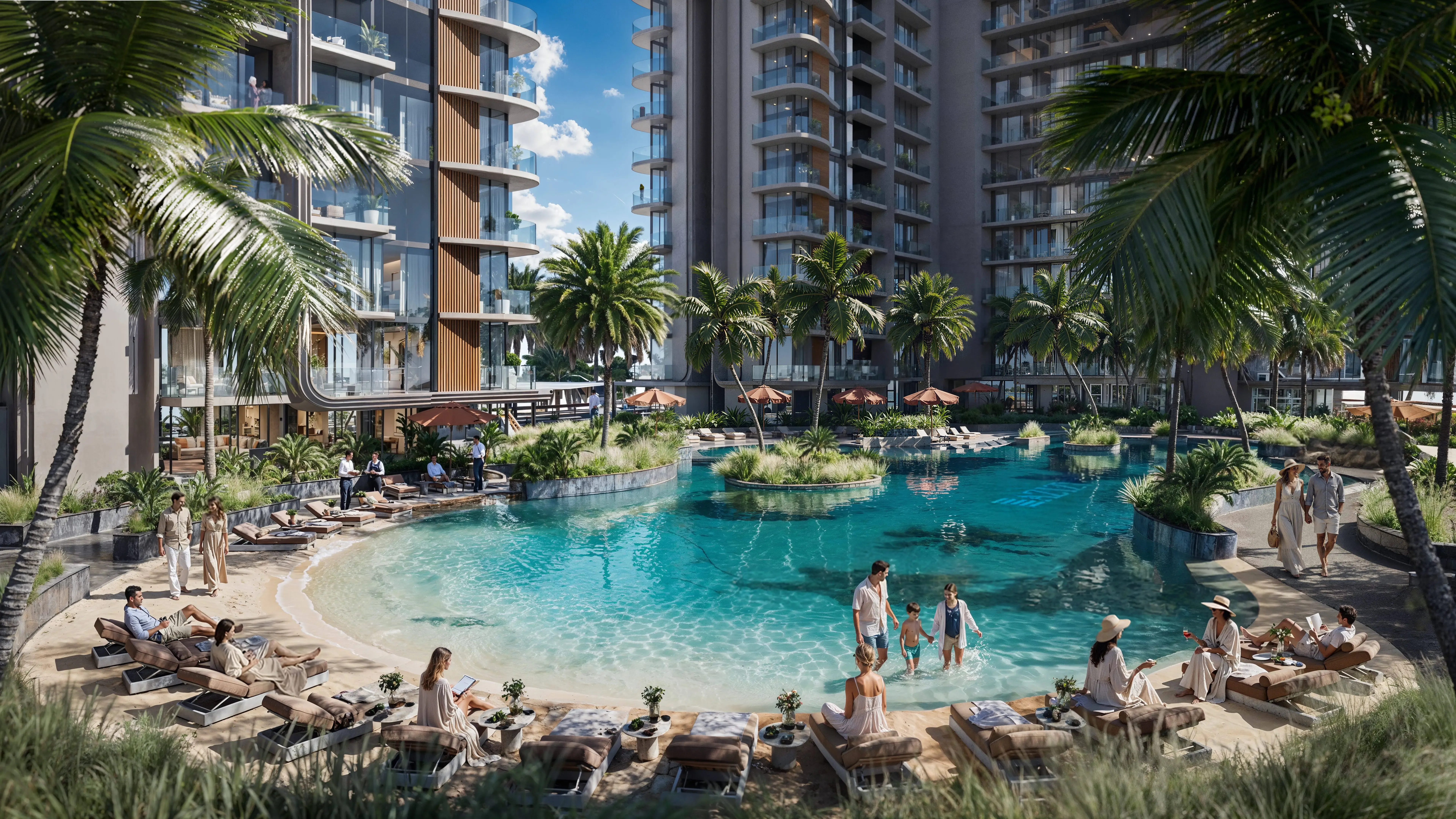 Jaddaf Beach Oasis Al Jaddaf Azizi Developments