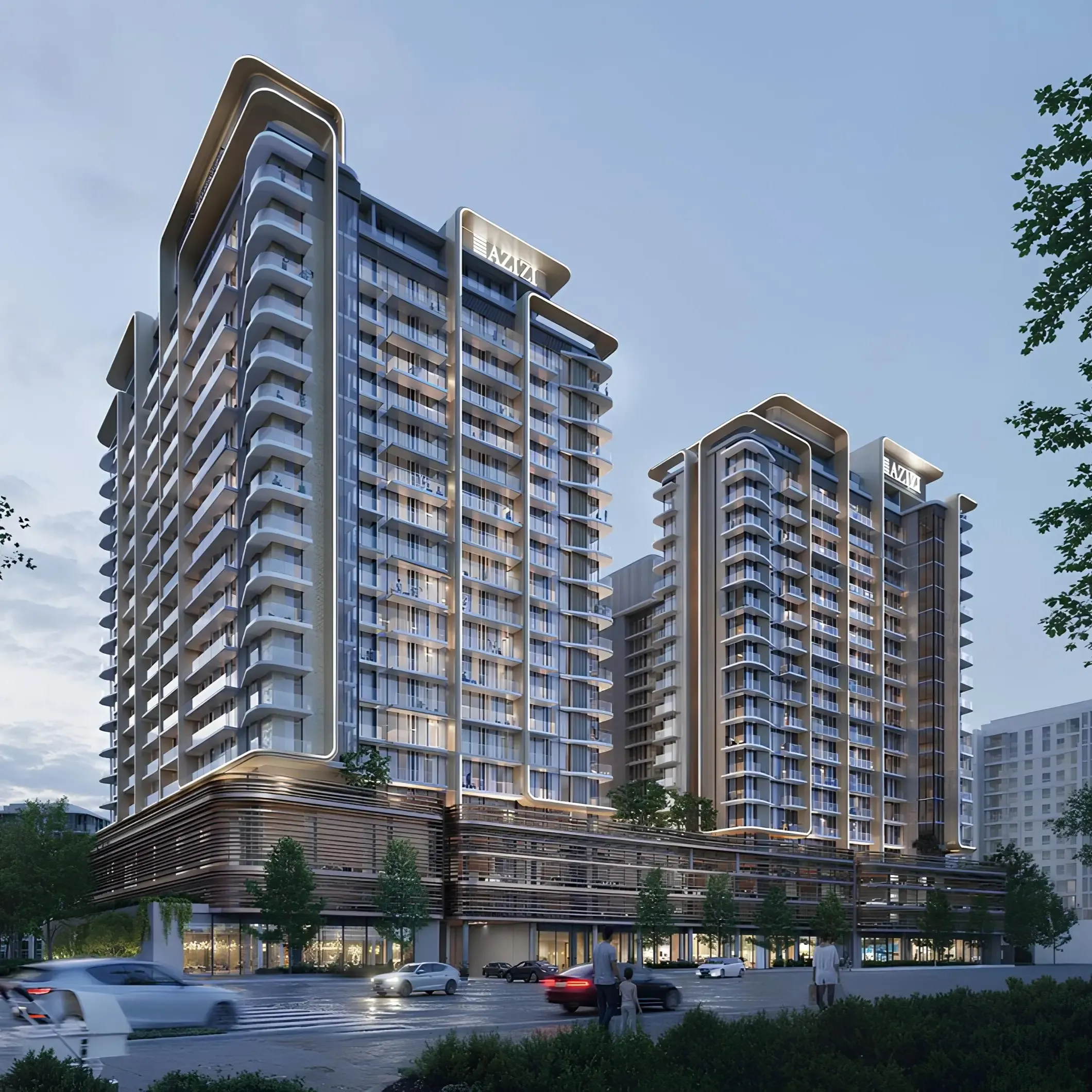 Jaddaf Beach Oasis Al Jaddaf Azizi Developments